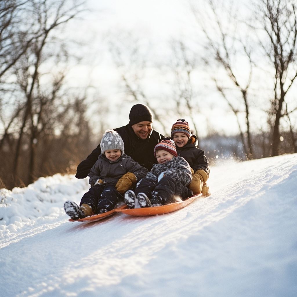 Sledding, Stories, and Dad: How We Carry Him With Us Every Day