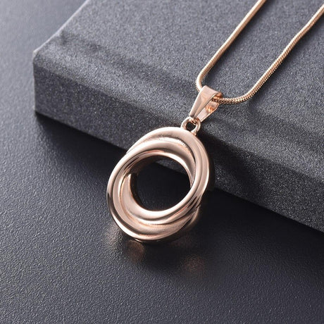 cremation necklace circle of life cremation urn necklace