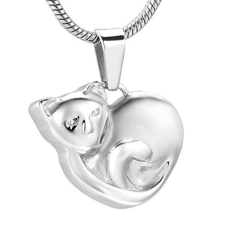 Pet Cremation Necklace Cat Urn Memorial Keepsake Pendant for Animal Ashes  Chain | eBay