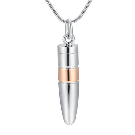 Sterling silver sale bullet cremation jewelry