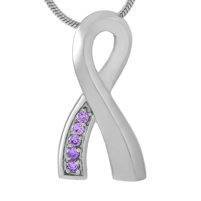 Large White Ribbon Necklaces Wholesale, Lung Cancer Awareness Necklace –  Fundraising For A Cause