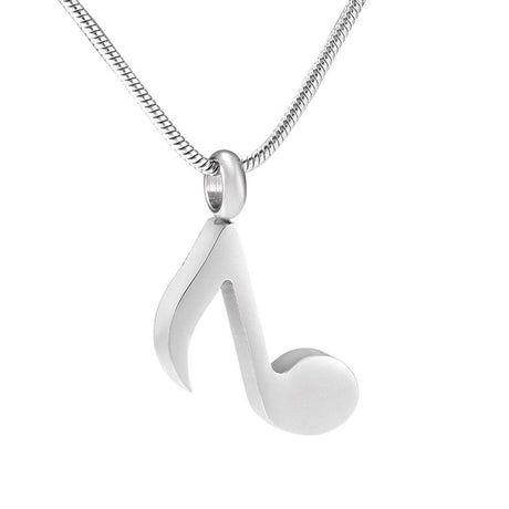 Music Note Silver Necklace | Asha Jewelry