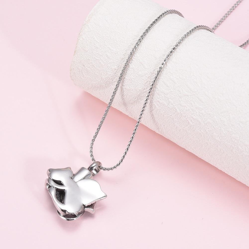 Urn Necklace For Dog Ashes Cremation Necklaces For Ashes For Dog Stainless  Steel Memorial Keepsake For Pets Ashes | Fruugo BH